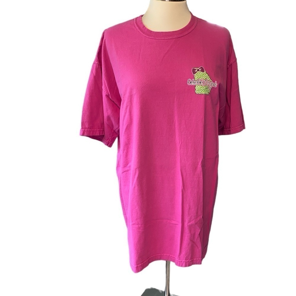 Girlie Girl Originals T-shirt short sleeve Georgia w/state design on back Sz LAR